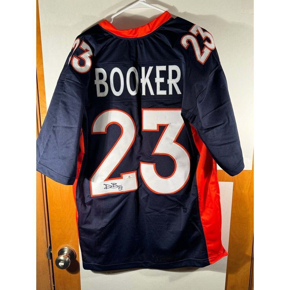 Devontae Booker #23 Signed Autographed Denver‎ Broncos Football Jersey COA